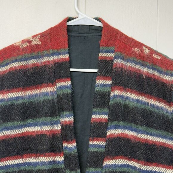 Nepal Tibet Handmade Wool Vest Lined Traditional Design Pocket Unisex Large - Picture 2 of 10